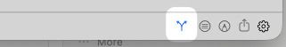 Custom rule override button in the preview toolbar