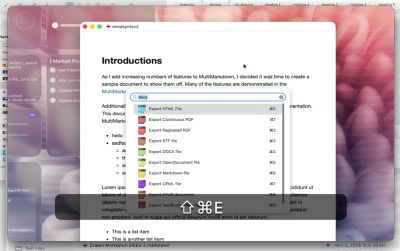 Export Options